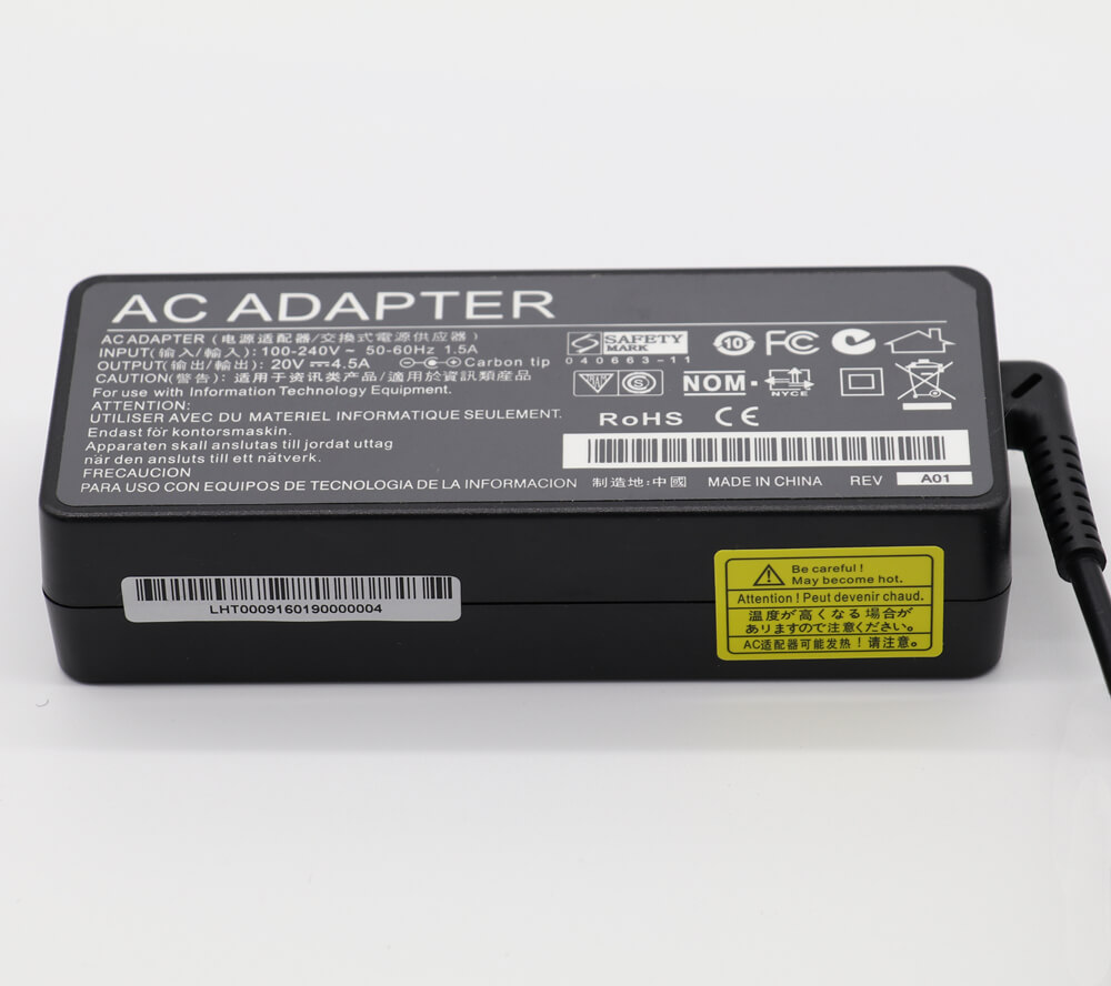 Replacement Charger for Lenovo Laptop 20v 4.5a 7.9x5.5