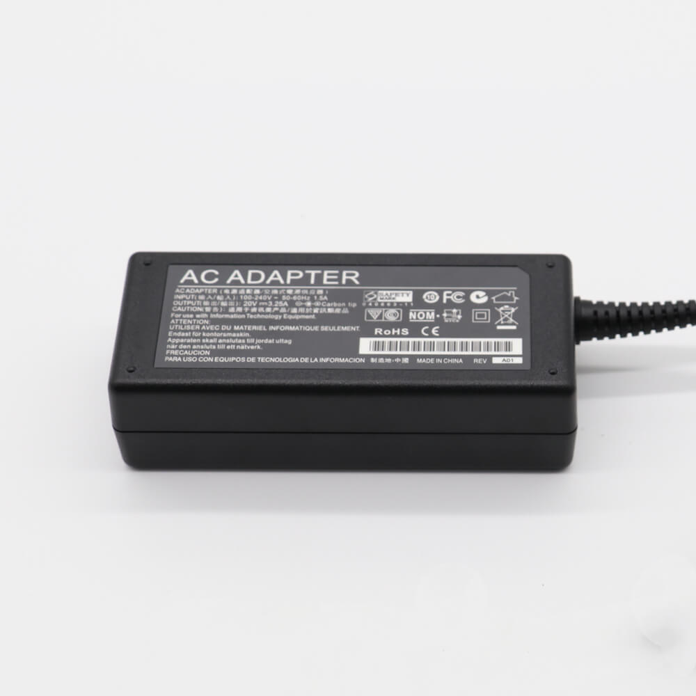 Replacement Charger for Lenovo Laptop 20v 3.25a Square Pin