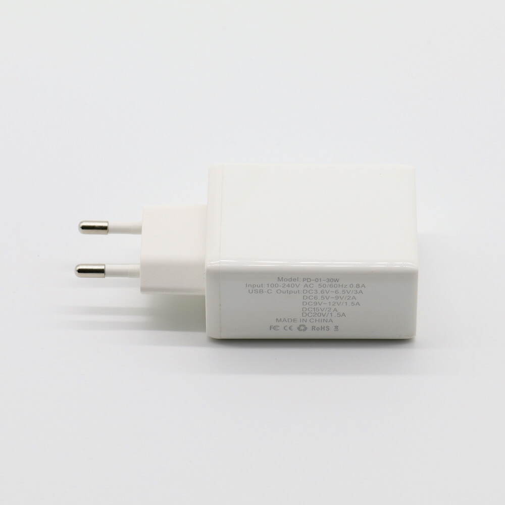 USB C Charger PD Adapter 30w EU/US Plug - Image 2