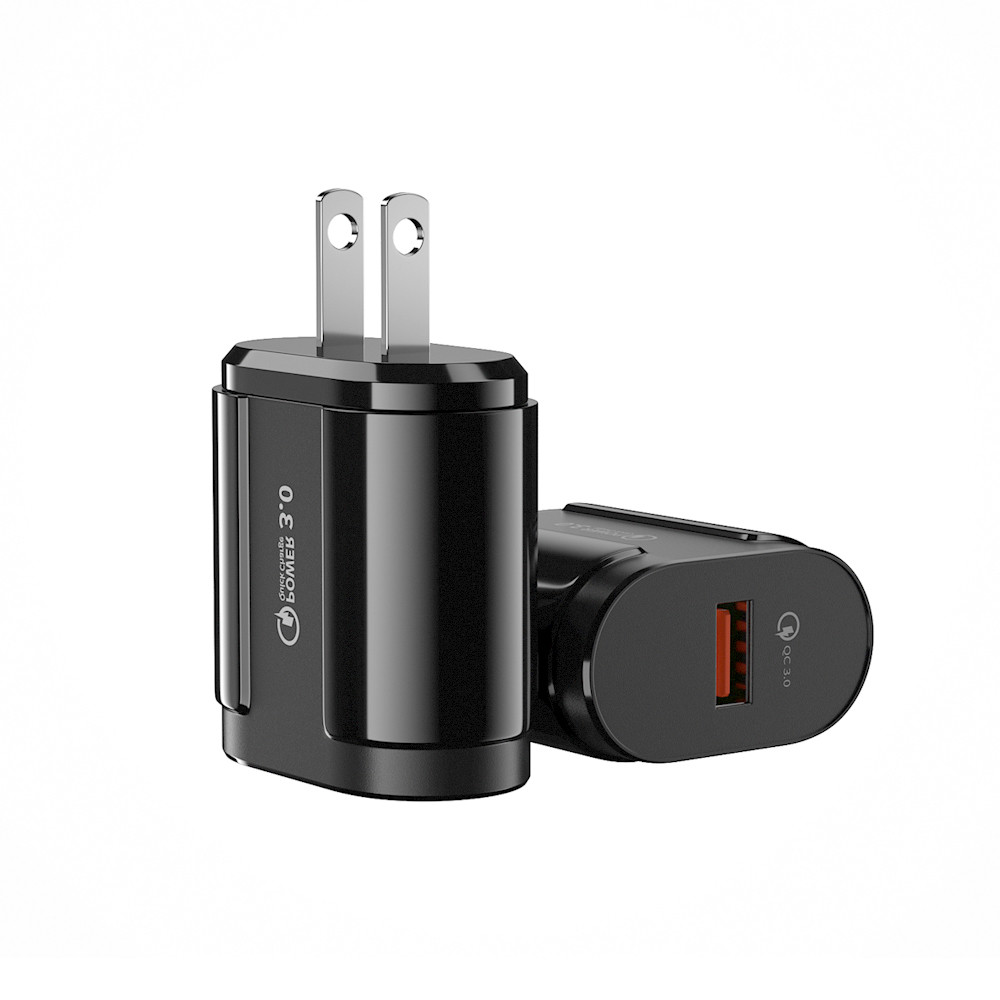 1-Port QC3.0 Wall Fast Charging 18W USB Charger - Image 4