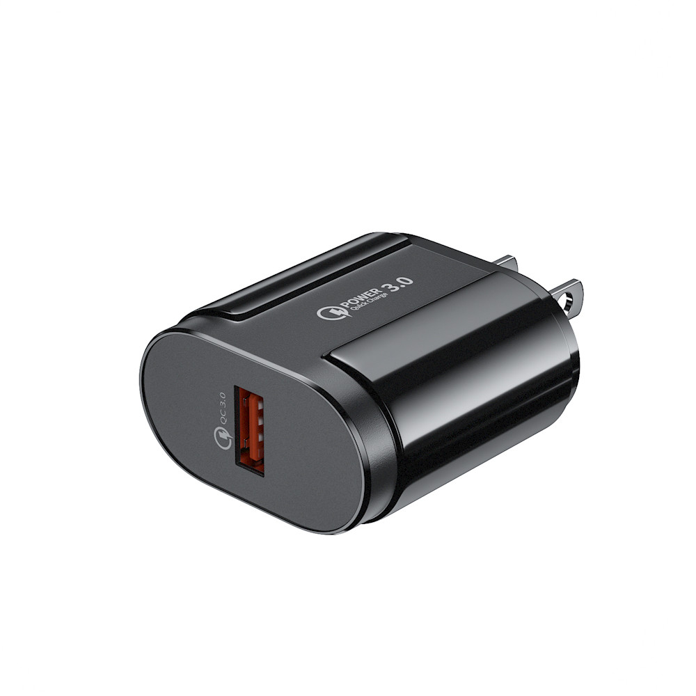 1-Port QC3.0 Wall Fast Charging 18W USB Charger - Image 5
