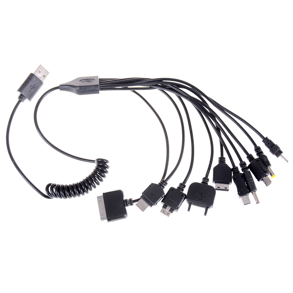 10 in 1 USB Multi Charger Retractable Cable - Image 2