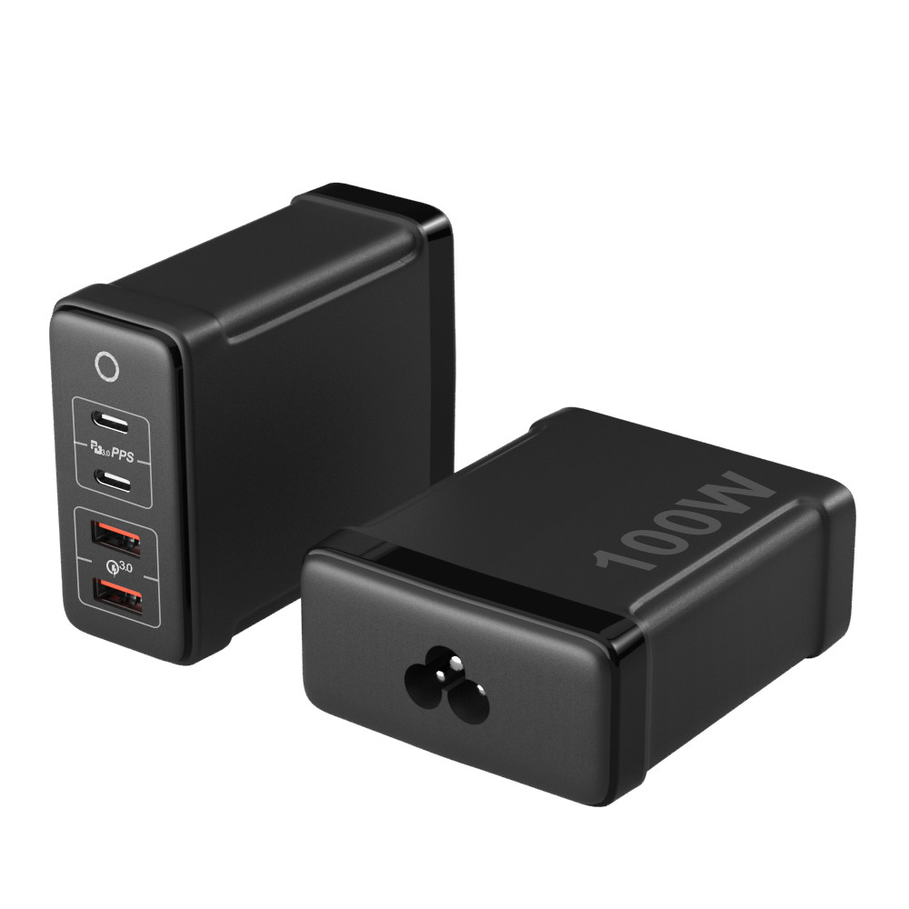 100W GaN Wall Charger with Four Ports 2A2C - Image 2