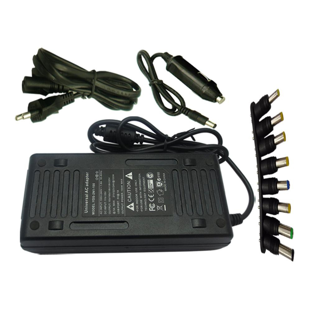 100W Universal Laptop adapter with Car Charger - Image 3