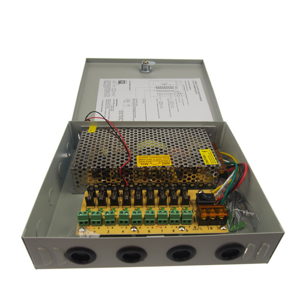 120W 9CH CCTV Power Supply Box - Image 5
