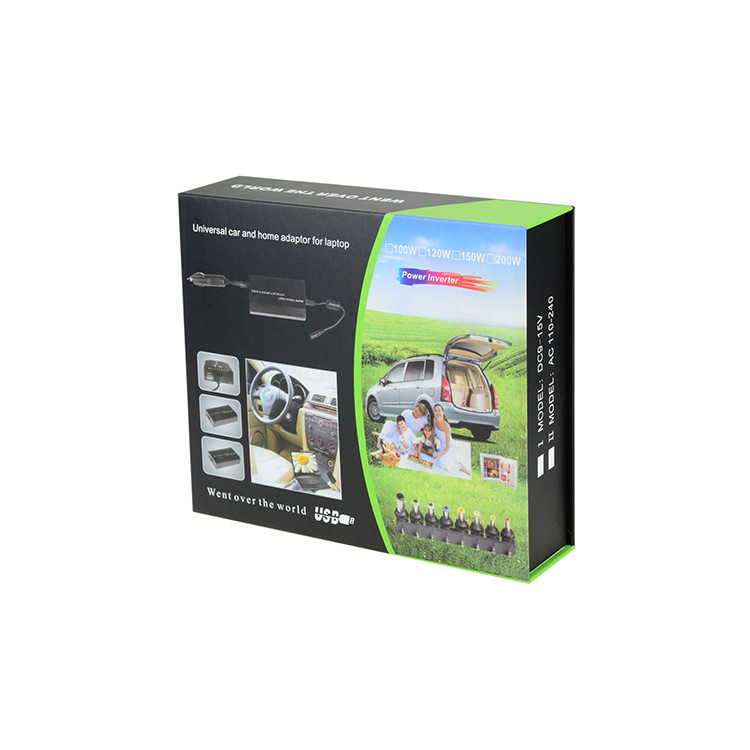 120W Universal Laptop Adapter with Car Charger - Image 2
