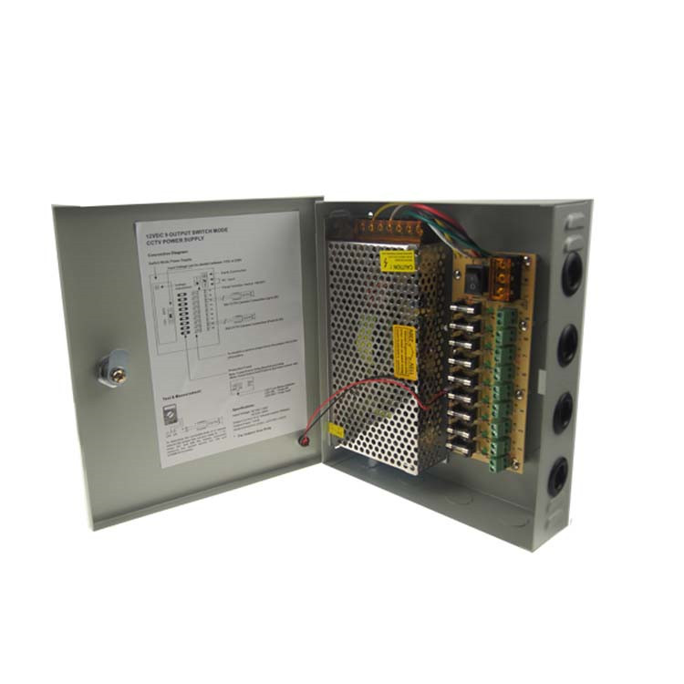 12v 10A 120W 18CH CCTV Power Box - Image 3