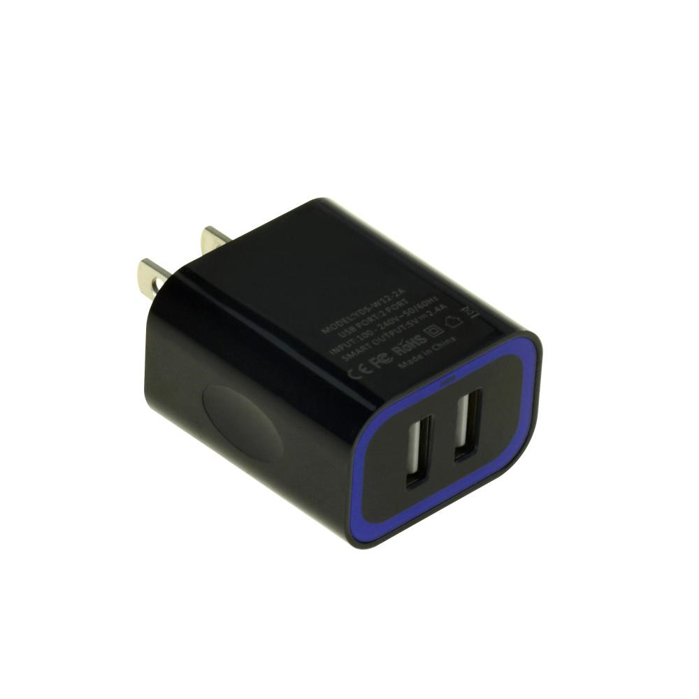12w Usb phone Charger Black Usb wall Adapter - Image 4