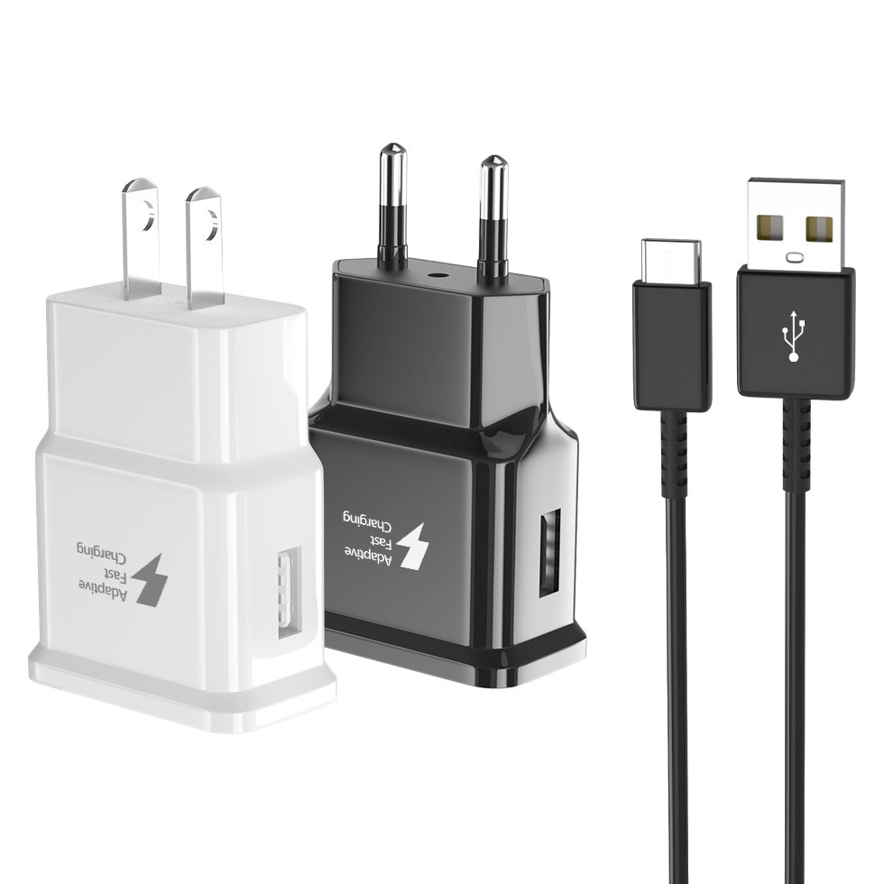 15W Wall Charger with USB-C Type-C Charger Cable - Image 3