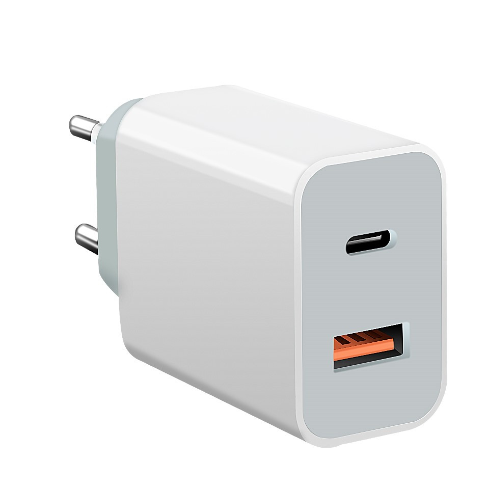 18W 2-Port QC3.0+Type-C USB Wall Charger - Image 6