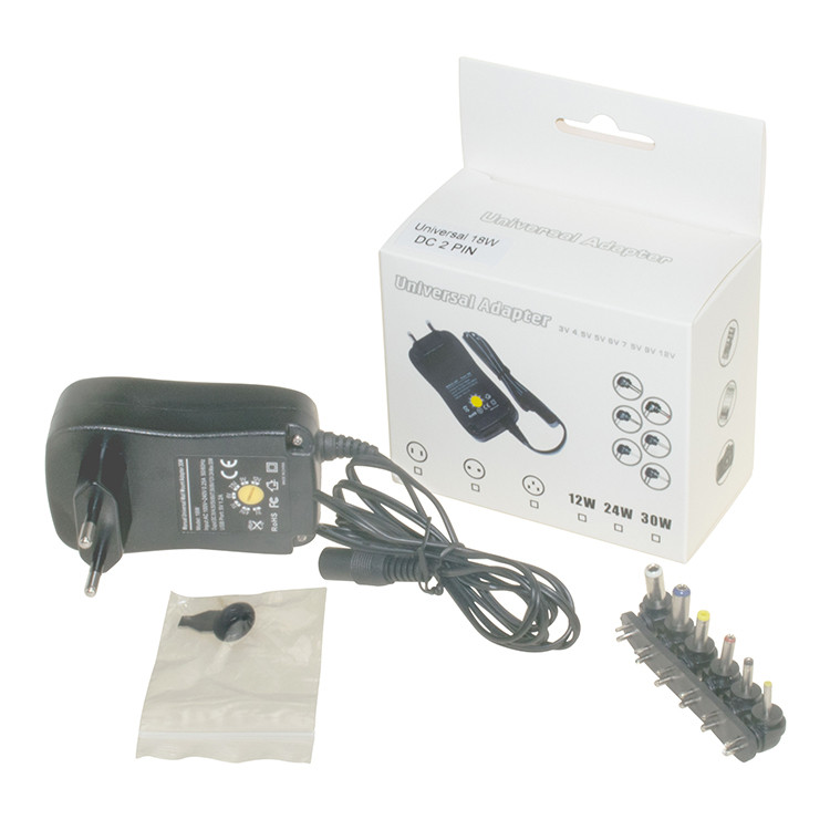 18W Universal AC Adapters Multi Voltage for Electronic - Image 4