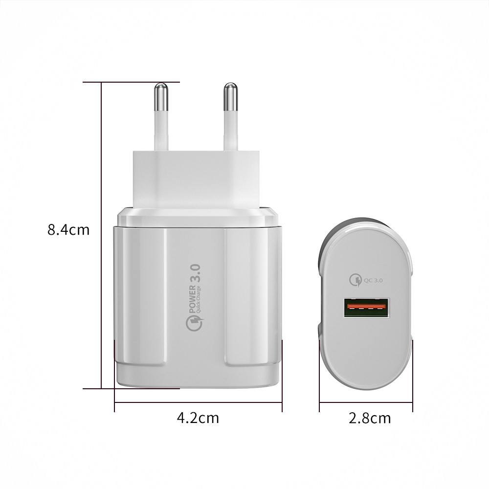 18W quick charger EU USB Wall Charger European - Image 5