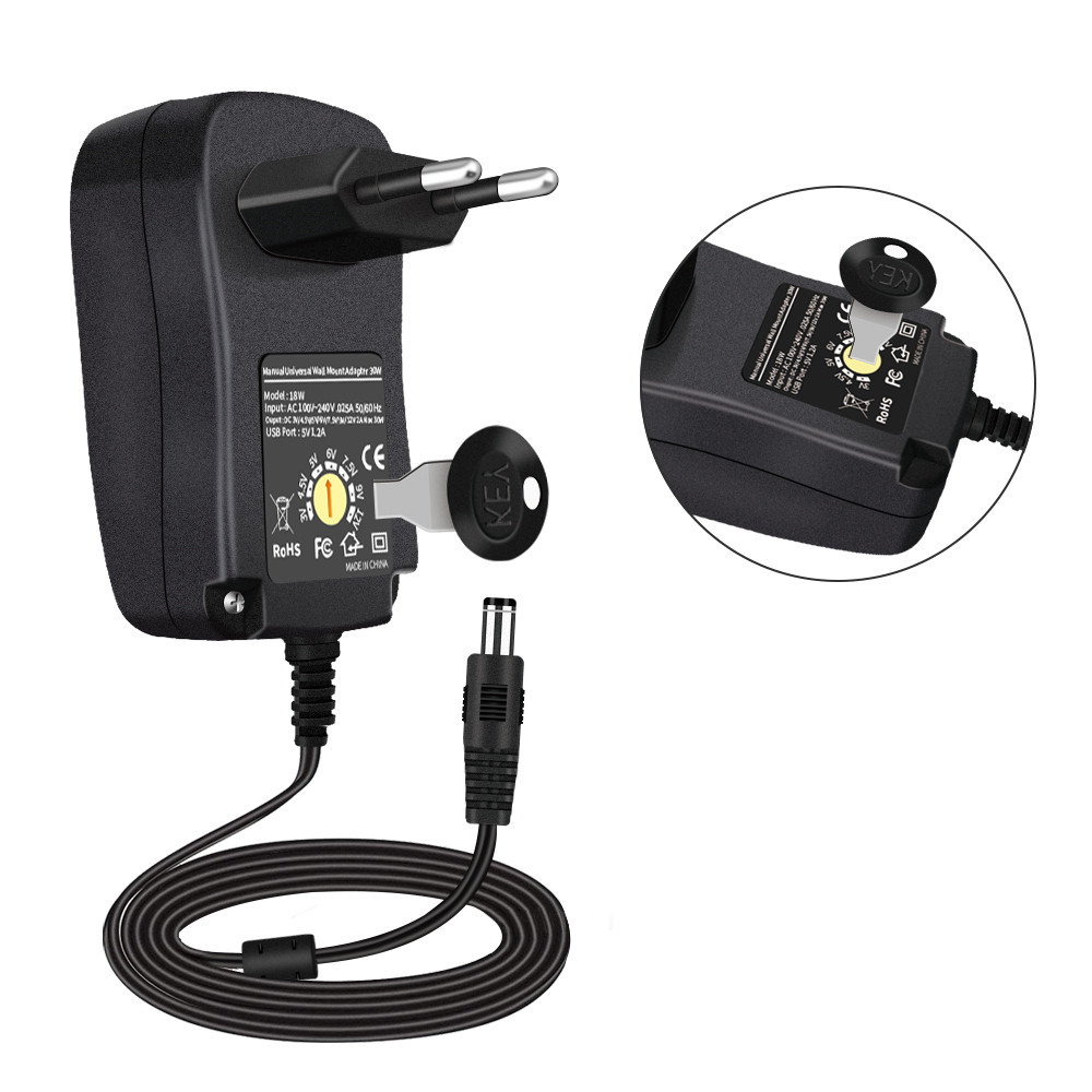 18w manual universal wall mount adapter charger - Image 3