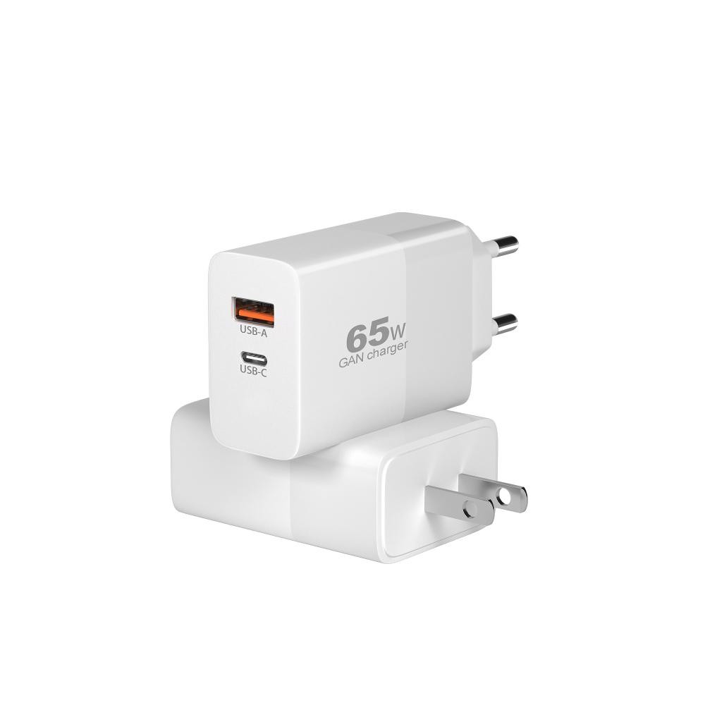 1C1A 2-Port 65W GaN Wall Charger PD Charger - Image 4