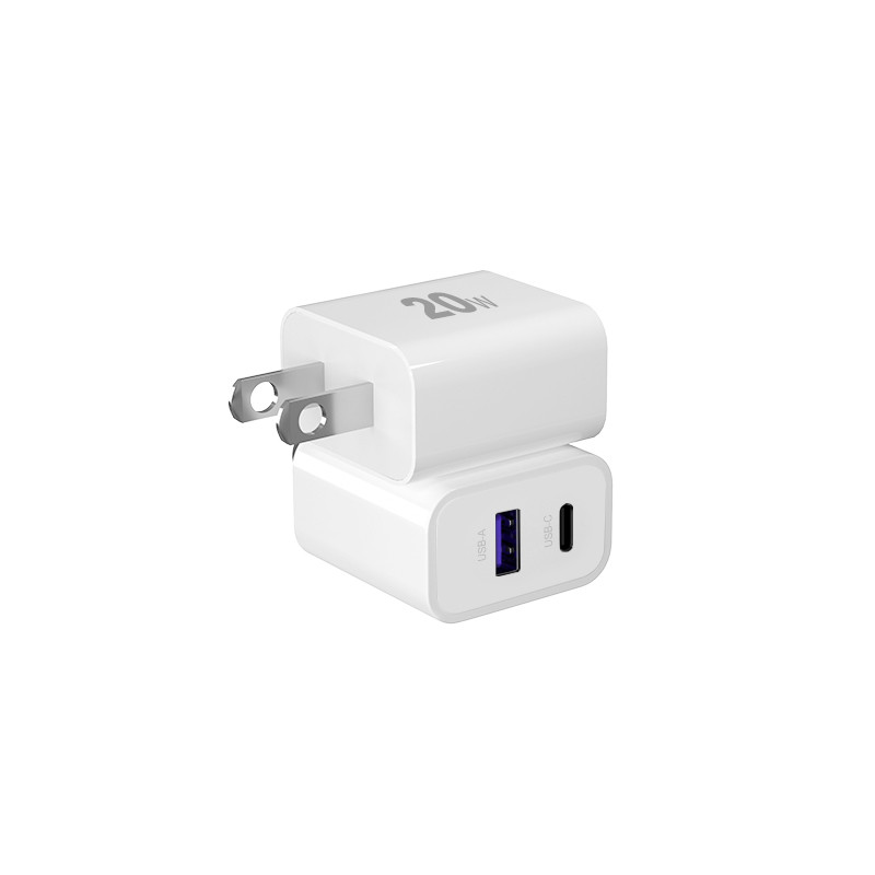 2022 2-Port QC3.0 Type-C USB Wall Phone Charger - Image 2