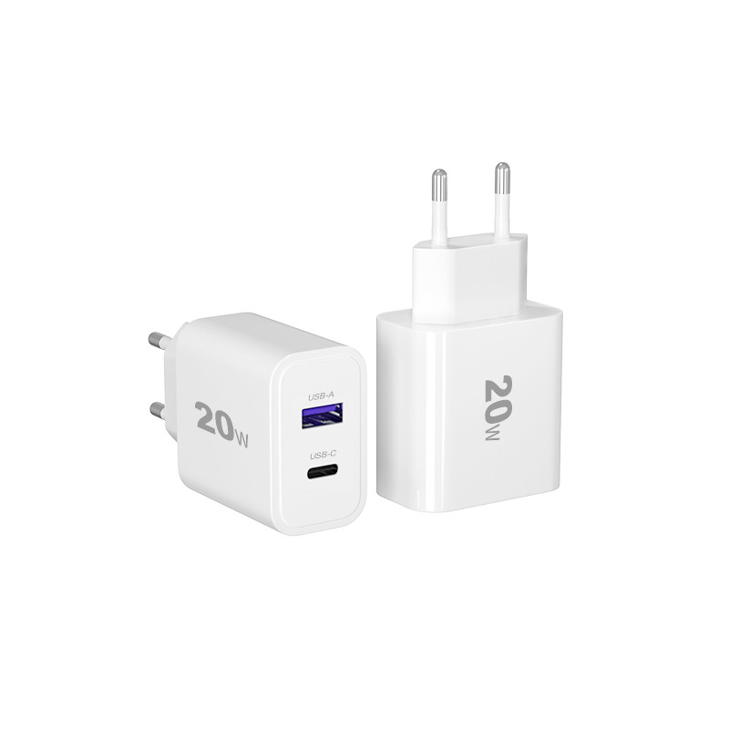 2022 2-Port QC3.0 Type-C USB Wall Phone Charger - Image 4