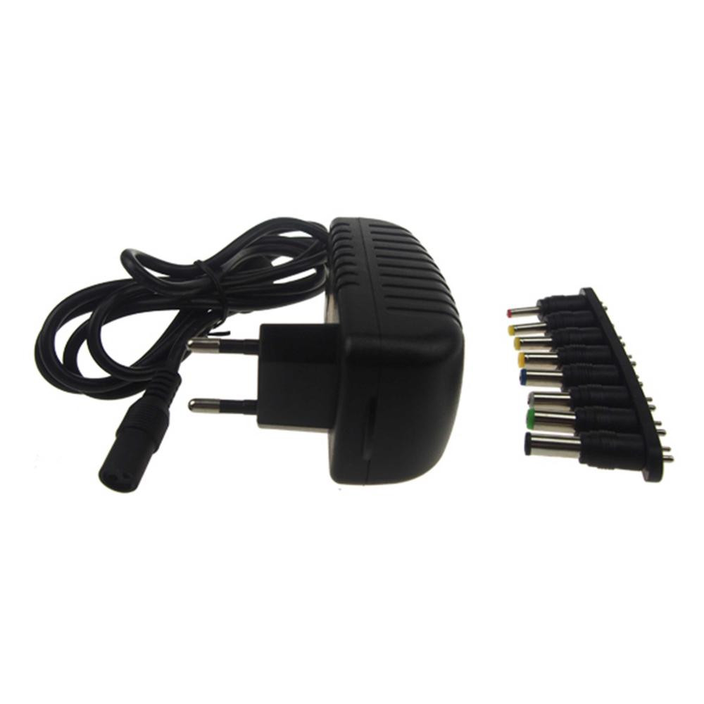 24W-12V-2A Portable Wall Charger Adapter with 8-DC Tips - Image 3