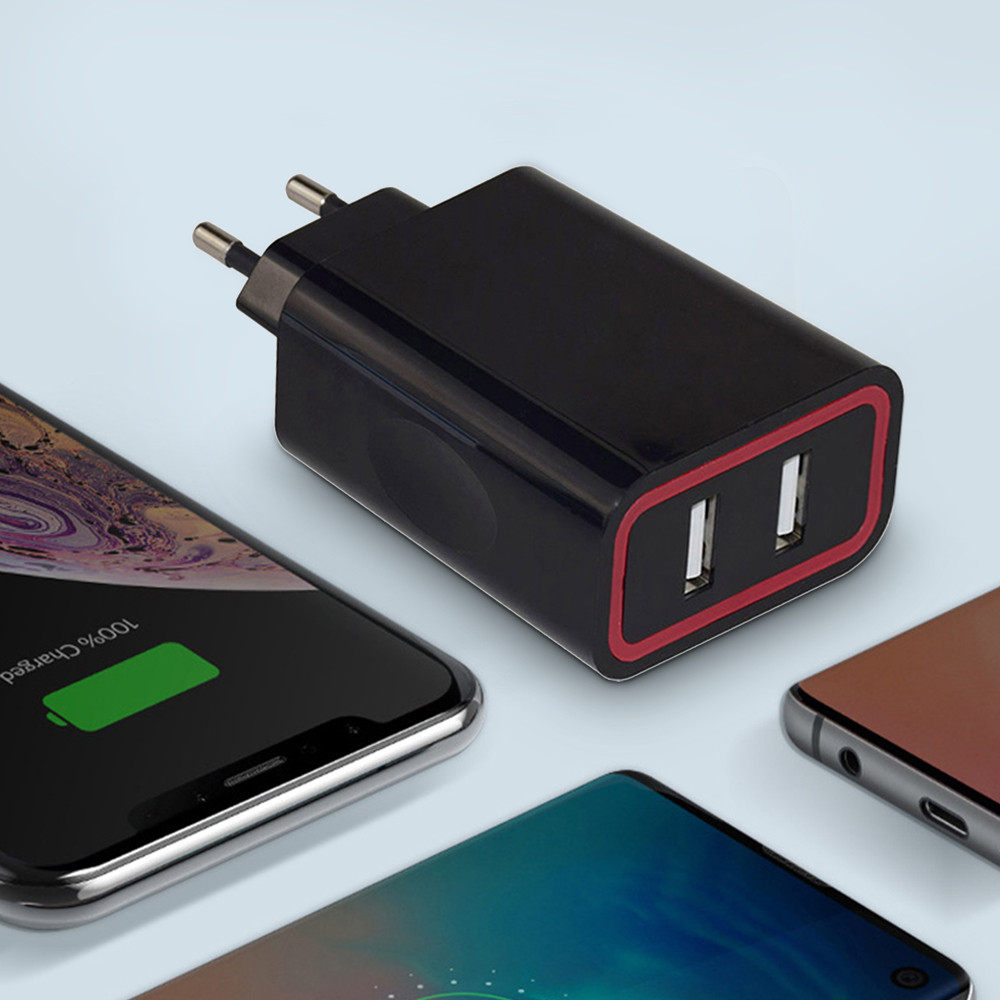 24W 4.8A USB Fast Charger adapter 2 port - Image 2