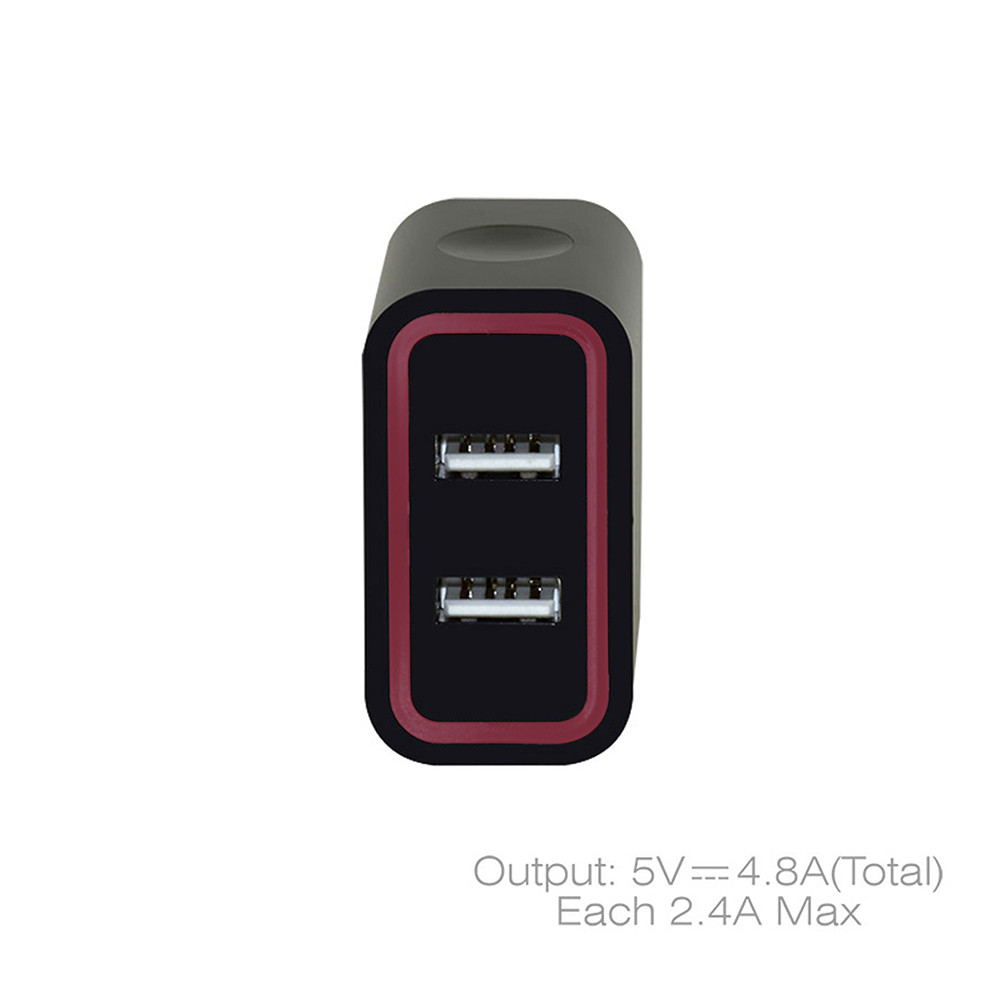 24W 4.8A USB Fast Charger adapter 2 port - Image 4