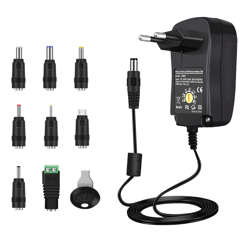 24w manual universal wall mount adapter charger - Image 2