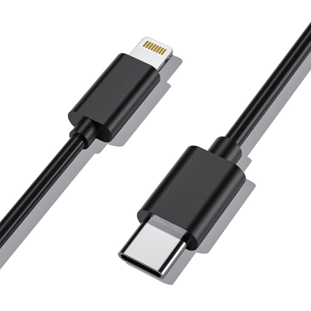 2M Black Type-C to Apple Lightning Data Cable - Image 4