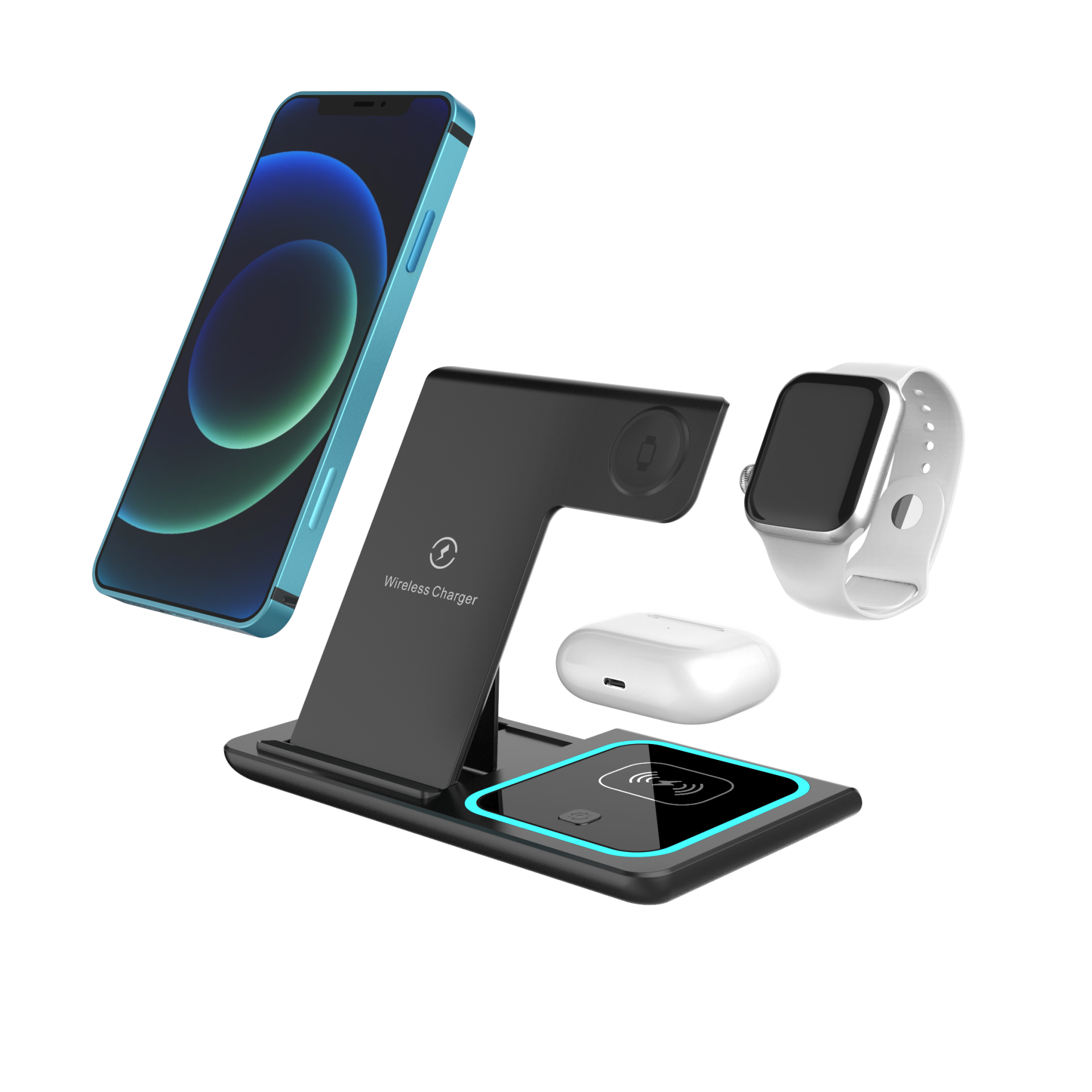 3 in 1 Wireless Charger X455 - Image 7