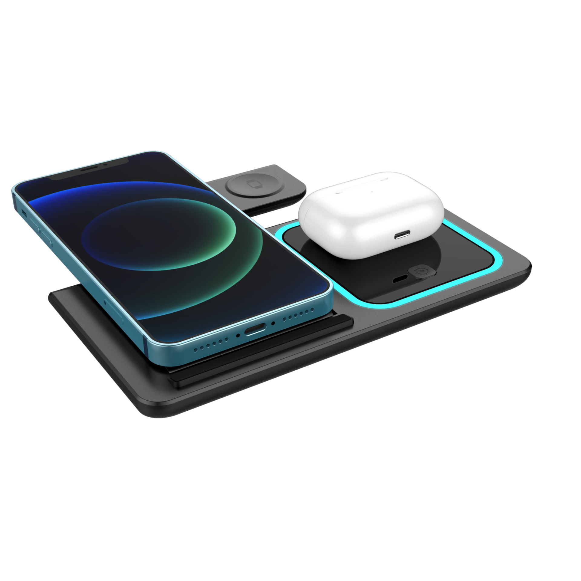 3 in 1 Wireless Charger X455 - Image 4