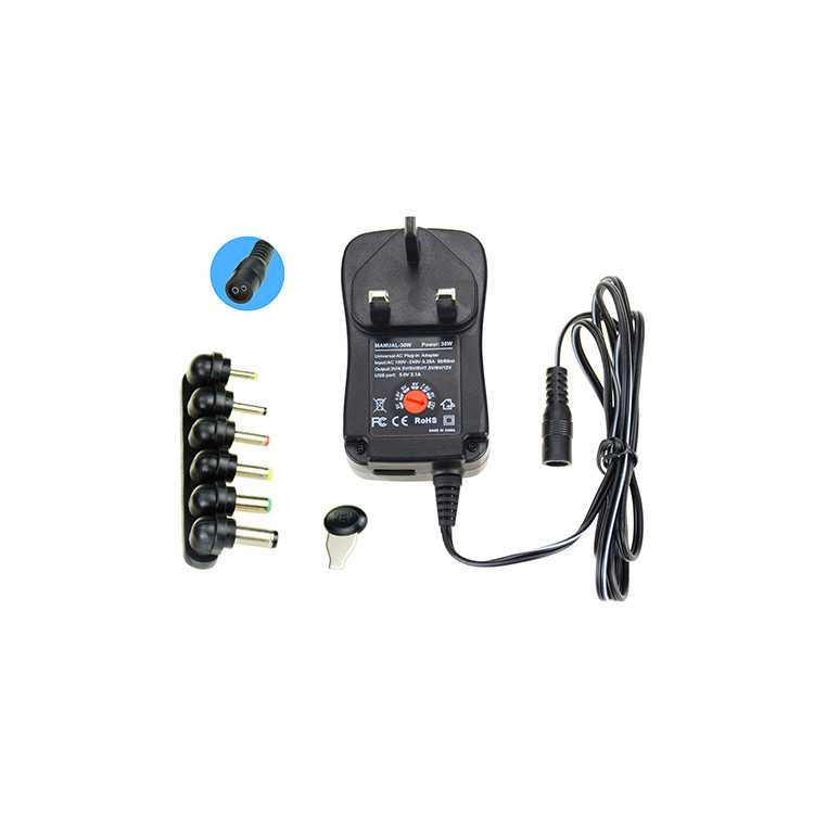 30W Universal AC DC Power UK Adapter Supply - Image 2