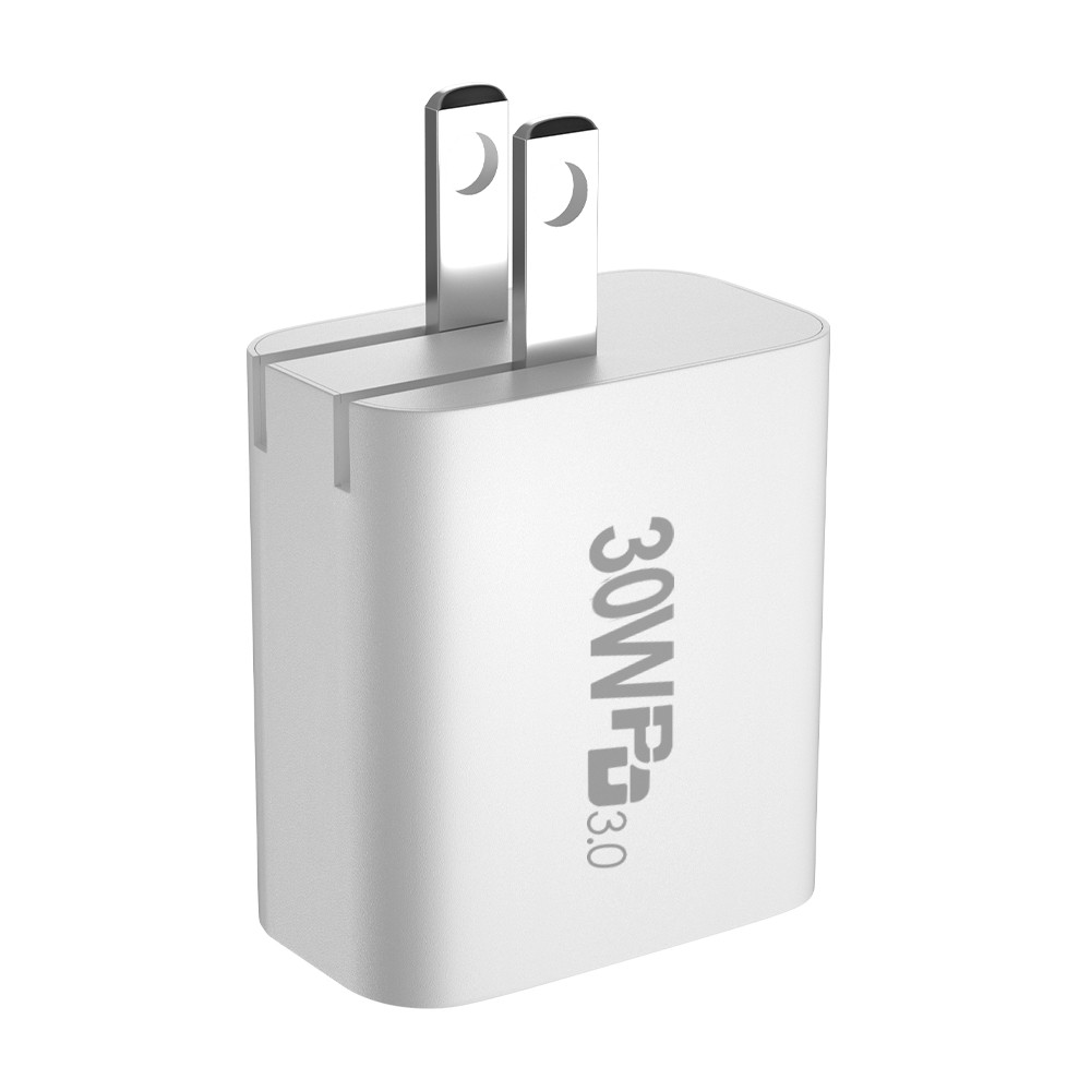 30w white usb quick charger PD phone charger - Image 2