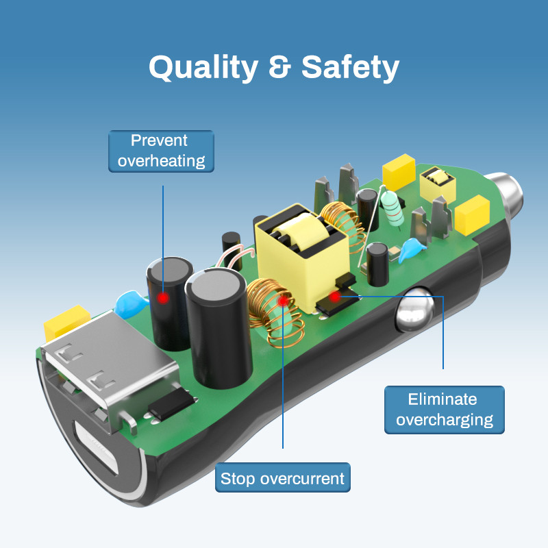 32W mobile phone charger for Car - Image 3