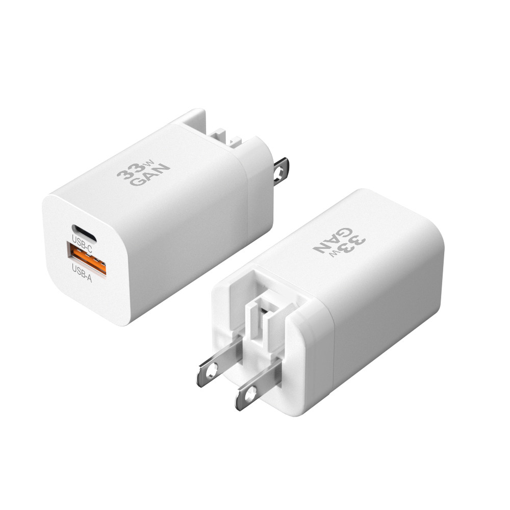 33w foldable ac usb Wall GaN PD Charger - Image 3