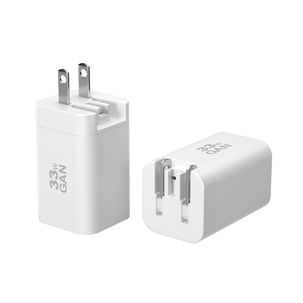 33w foldable ac usb Wall GaN PD Charger - Image 5