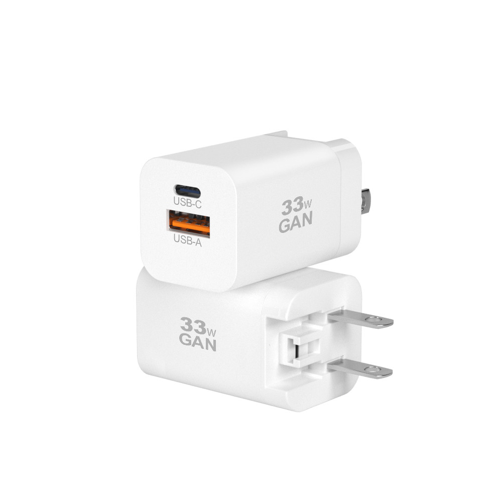 33w foldable ac usb Wall GaN PD Charger - Image 6