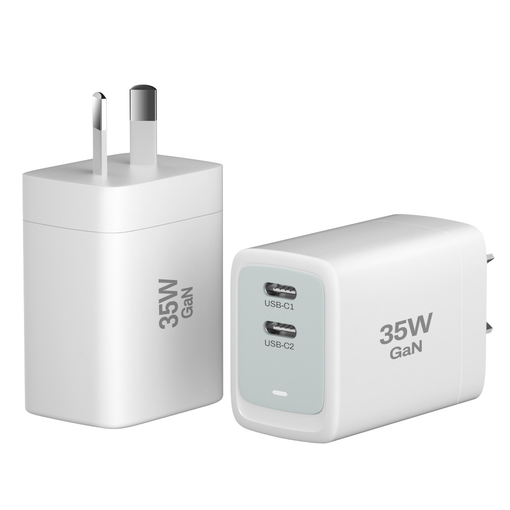 35 W 2 PD Foldable plug and multi-color bottom box fast charger for mobile device. - Image 3
