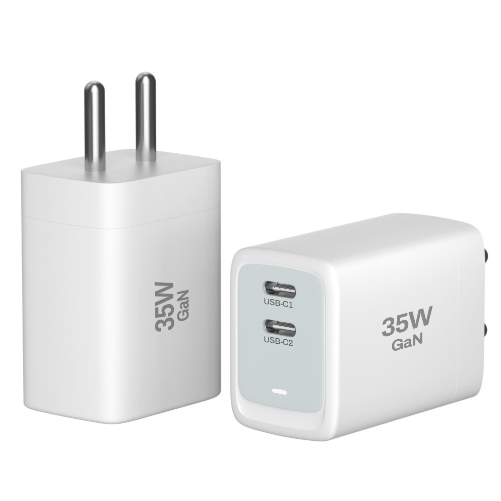 35 W 2 PD Foldable plug and multi-color bottom box fast charger for mobile device. - Image 4