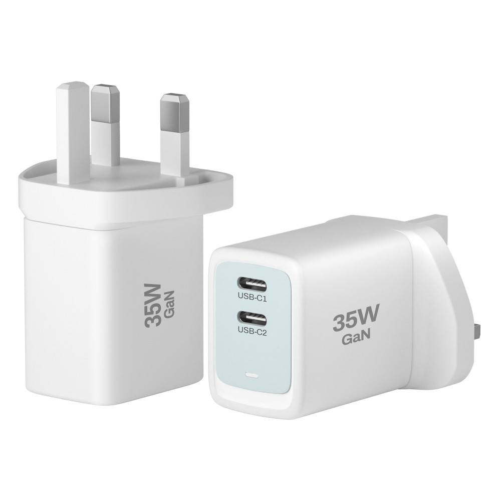 35 W 2 PD Foldable plug and multi-color bottom box fast charger for mobile device. - Image 5
