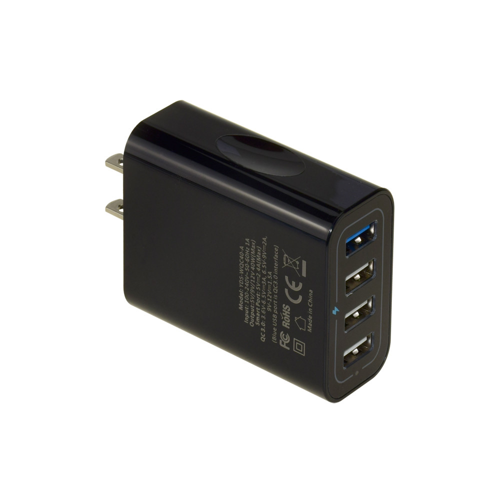 4 Port 40W QC3.0 Wall Charger USB Charger - Image 5