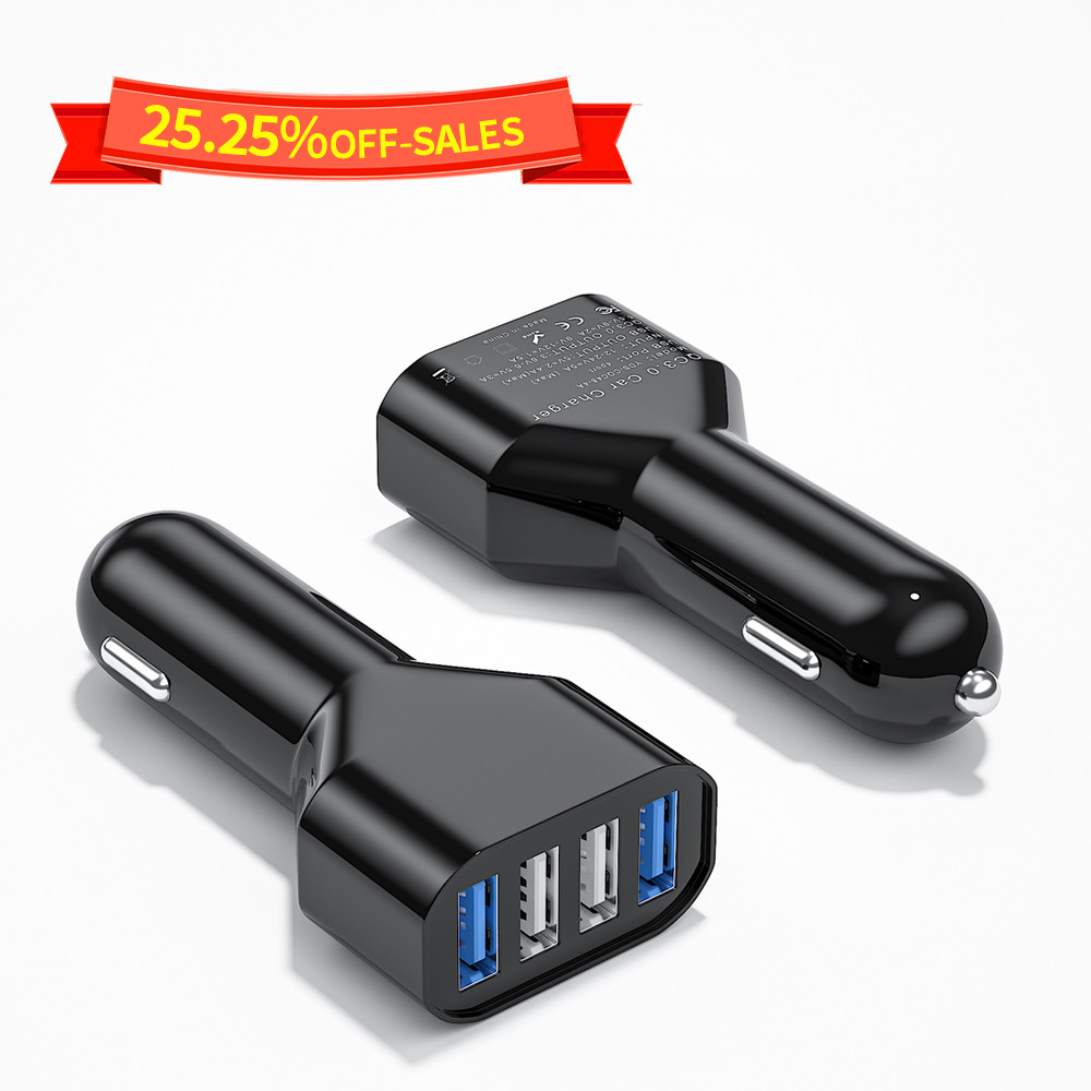 48W 4-Port USB Car Charger - Image 2