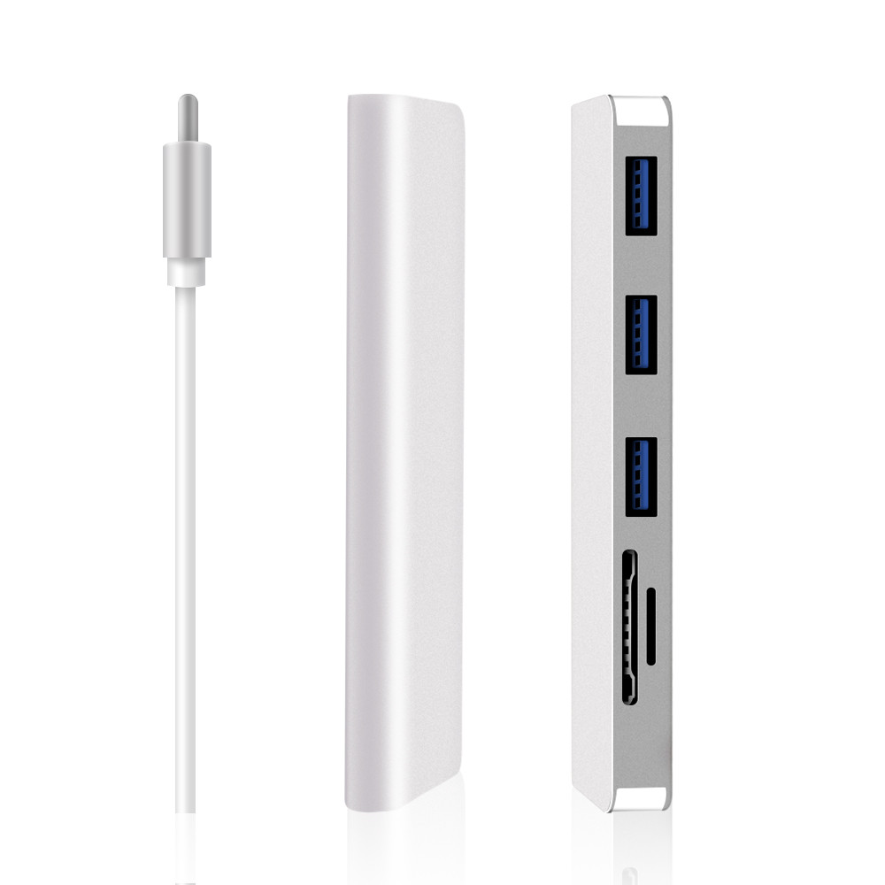 5 Ports Type-C to 3USB3.0 1SD 1TF Adapter - Image 5