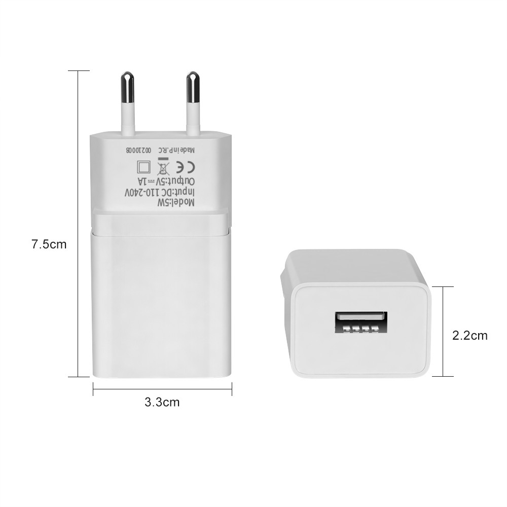 5V 1A usb wall charge mobile phone adapter - Image 7
