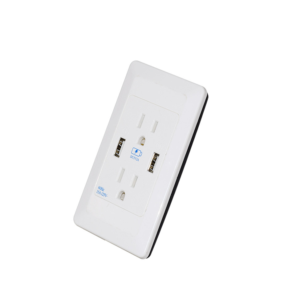 5V 2A Double Usb Wall Socket - Image 4