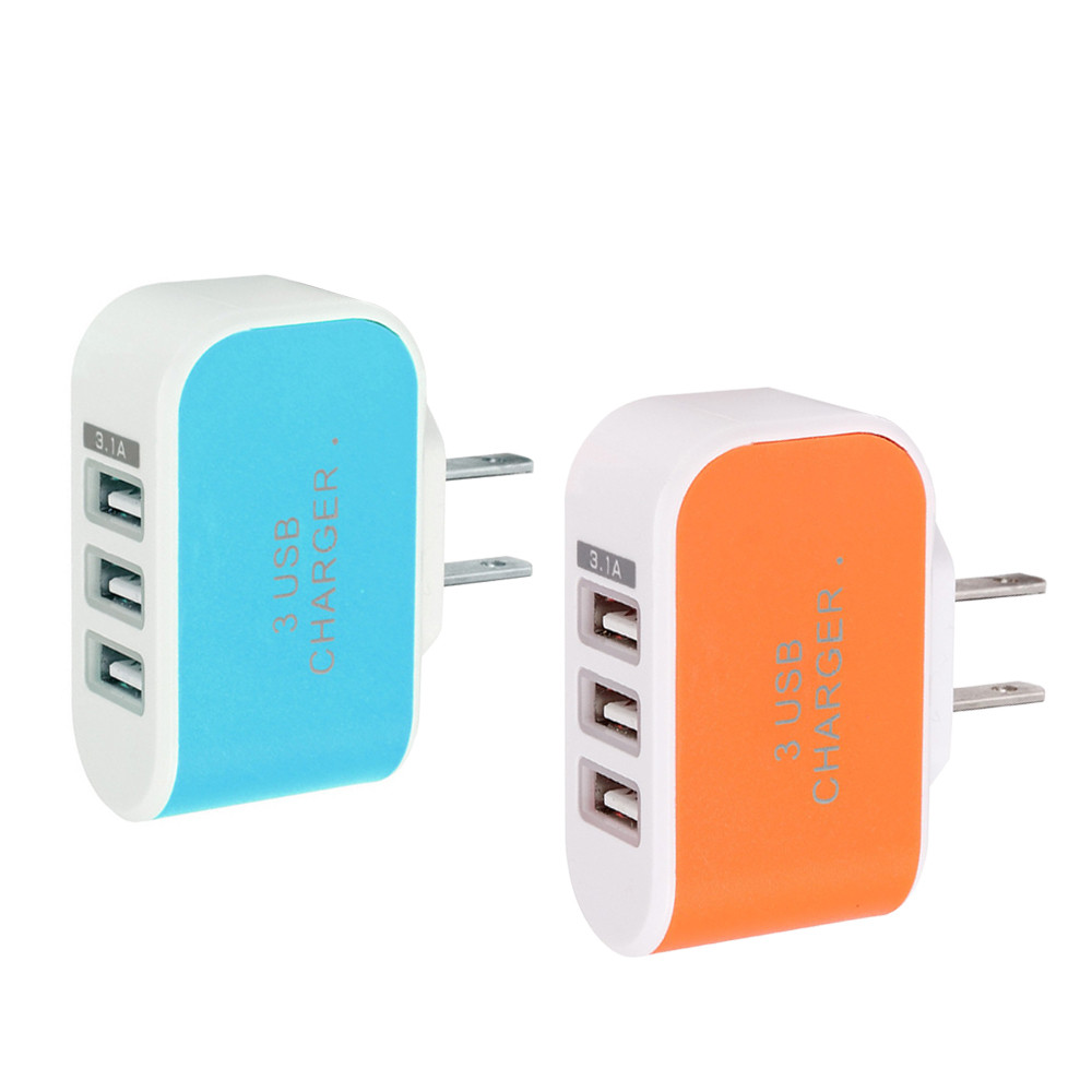 5W 3-Port USB Wall Charger ce fcc rohs - Image 2