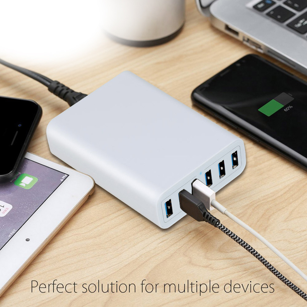 6-Port Desktop USB Charging Station with 60W Power - Image 7