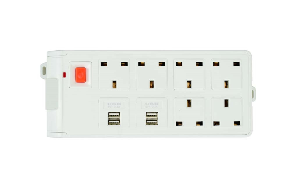 6 outlet power 4 usb UK extension socket - Image 3