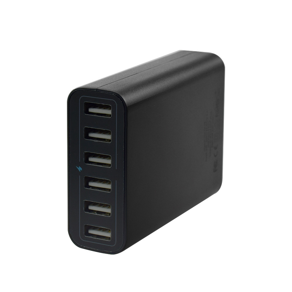 60W 6-Port USB Wall Charger Multi Charger Station - Image 7