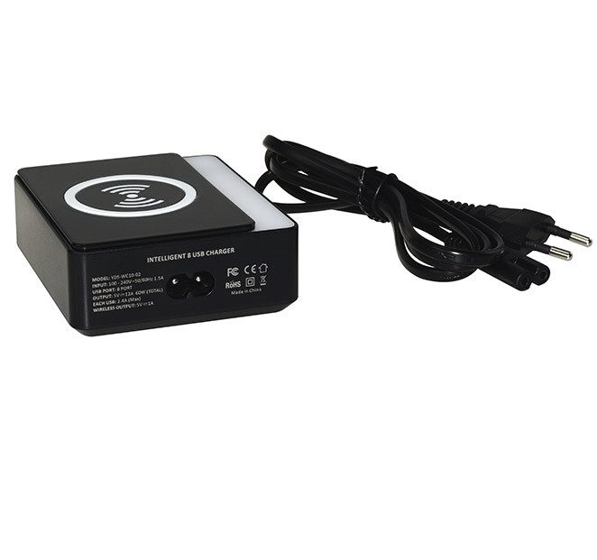 60W 8-port smart USB wireless charger - Image 6