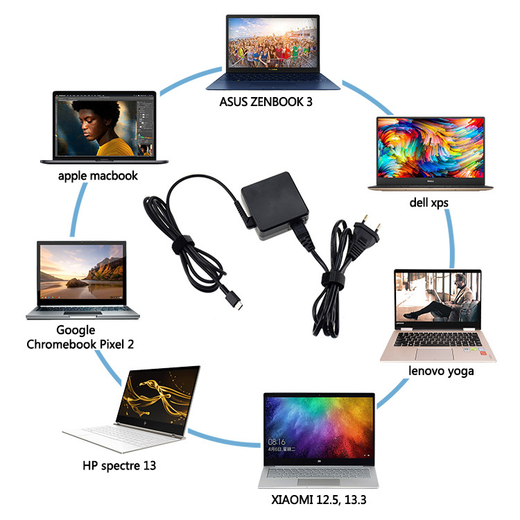 65w 45w Usb c pd Adapter Desktop Charger - Image 2