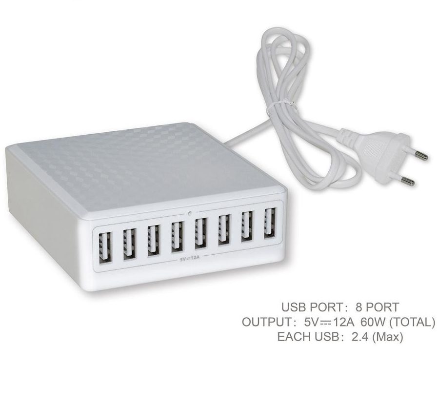8- Port USB Charger Smart Charging Station - Image 7