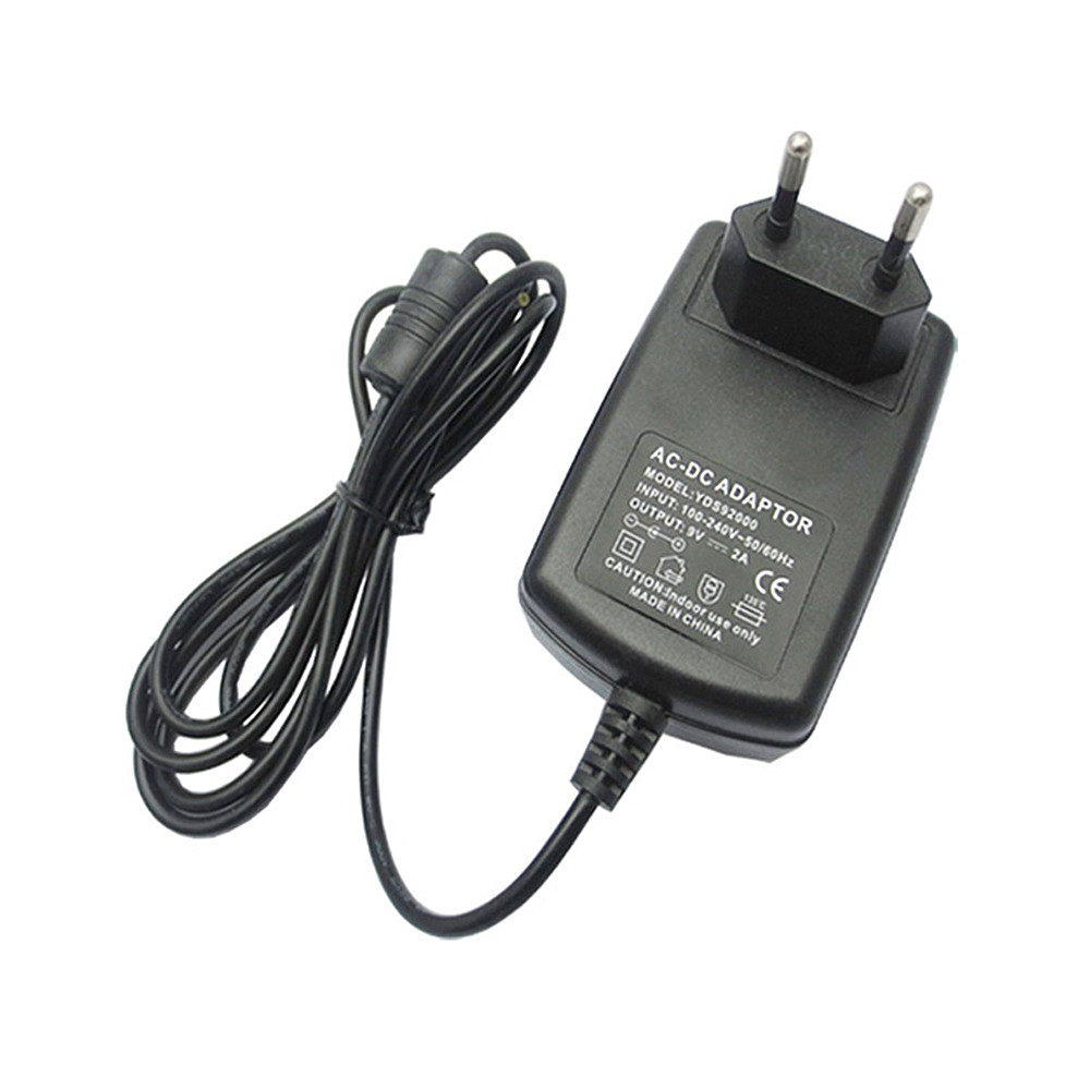 9 volt battery wall adapter with US/EU/UK plug - Image 2