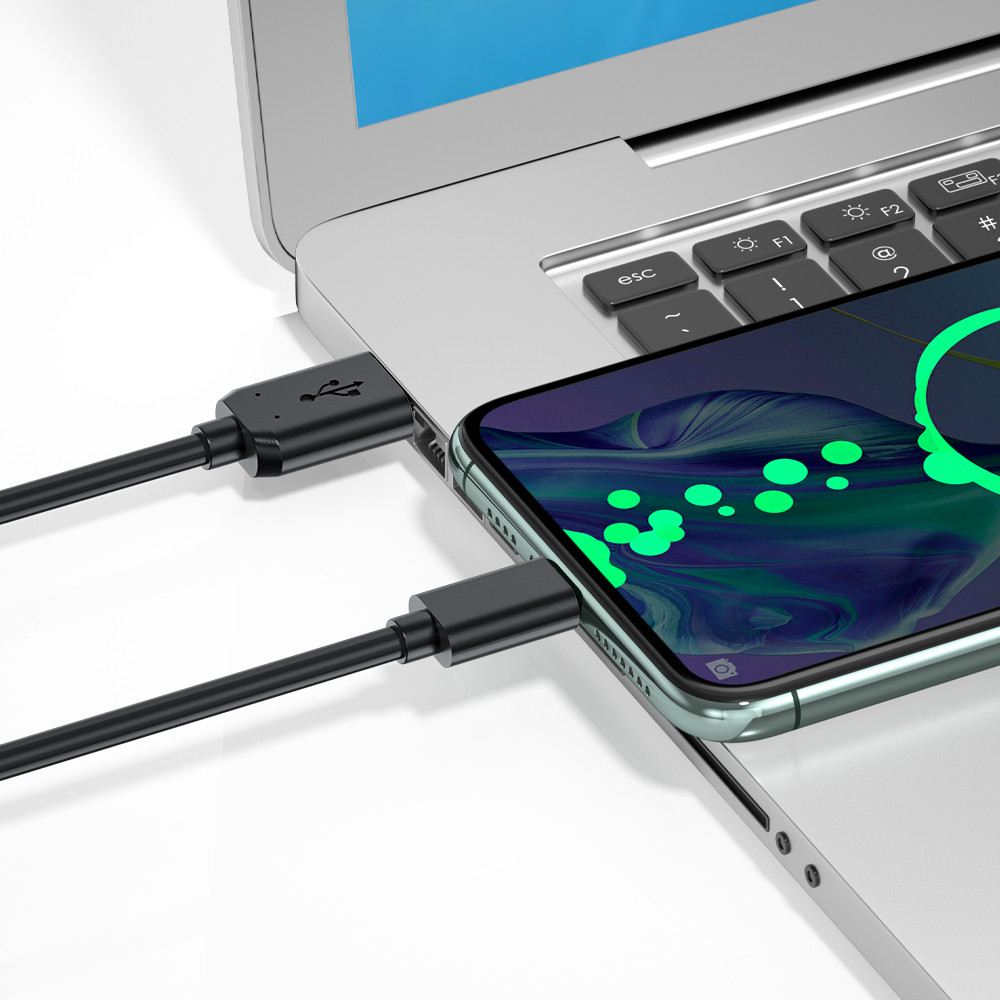 Black Data Charging Cable a to c Fast - Image 6